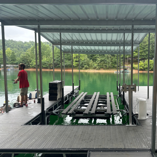 Boat Lift Installtion in Maynardville, Tennessee